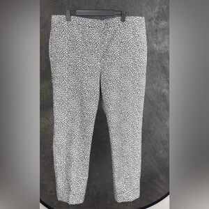 Black and White Leopard Print Pants